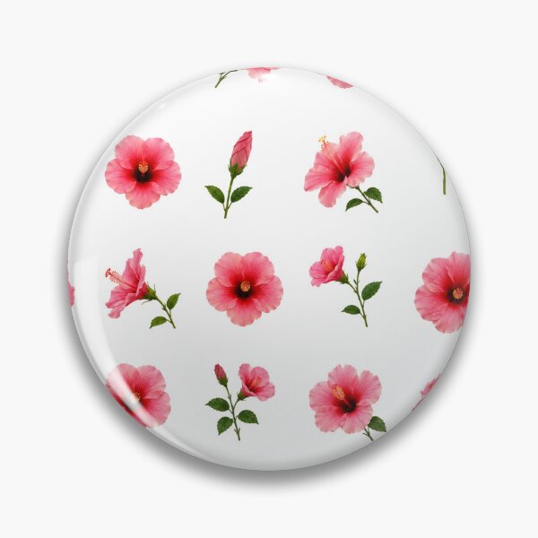 Item preview, Pink Hibiscus Flower Botanical Set Tropical Floral Elements Aesthetic Sticker pack Sheet designed and sold by Rehnair.