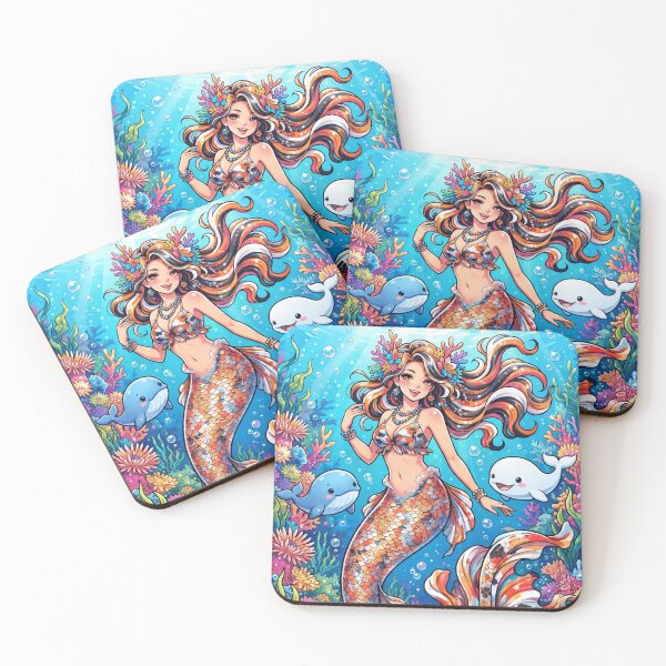 Item preview, The mermaid is cute. designed and sold by PP&RAINBOW SHOP.