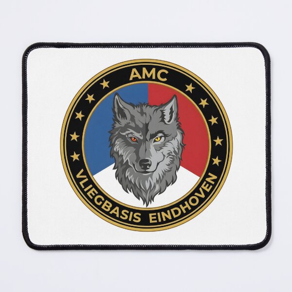 Item preview, Royal Netherlands Air Force Vliegbasis Eindhoven AMC Emblem designed and sold by CharlieDesings.