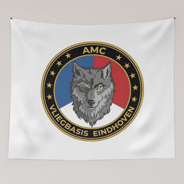 Item preview, Royal Netherlands Air Force Vliegbasis Eindhoven AMC Emblem designed and sold by CharlieDesings.