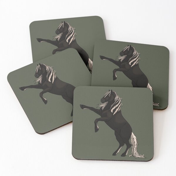 Item preview, Silver Black Mustang designed and sold by Old Water Cryptid .