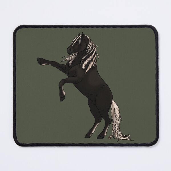 Item preview, Silver Black Mustang designed and sold by Old Water Cryptid .