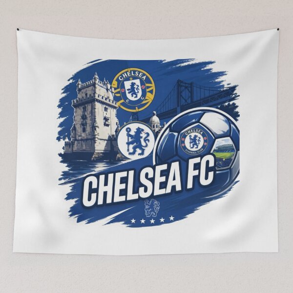 Item preview, Chelsea FC Football Soccer London Pride Vintage Blue Lion T-Shirt designed and sold by annaarthk.