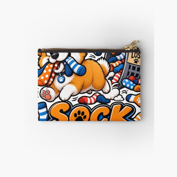 Item preview, Sock Manager Corgi | Funny Corgi Sock Thief Lost Socks Dog designed and sold by KnrNazimTHRE4DS.
