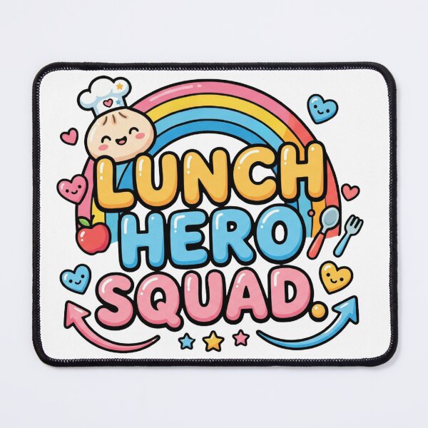 Item preview, funny lunch hero squad school cafeteria gift designed and sold by ArtDesignTp.