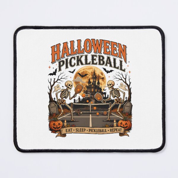 Item preview, Halloween Pickleball Skeletons Fun Design designed and sold by phoebelevine.