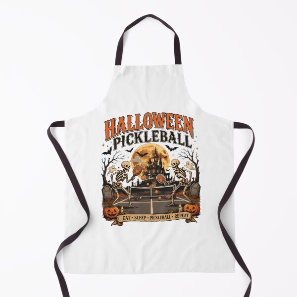 Item preview, Halloween Pickleball Skeletons Fun Design designed and sold by phoebelevine.