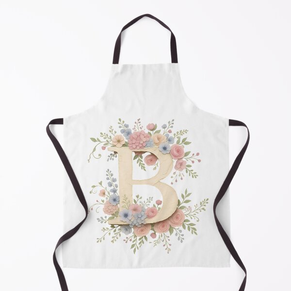 Item preview, Floral Letter B Monogram Watercolor designed and sold by ITCHAWAWAA.
