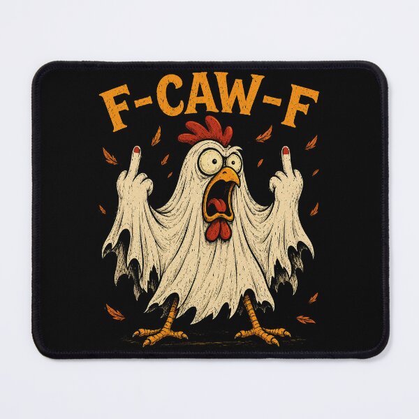 Item preview, F Caw F Funny Humor Quote Rooster Meme Chicken Halloween designed and sold by watanabeee.