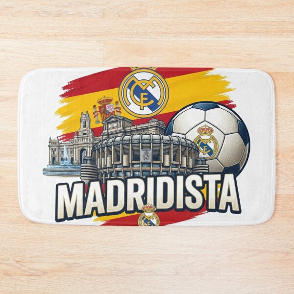Item preview, Madridista Football Soccer Santiago Bernabeu Spain Flag Vintage T-Shirt designed and sold by annaarthk.