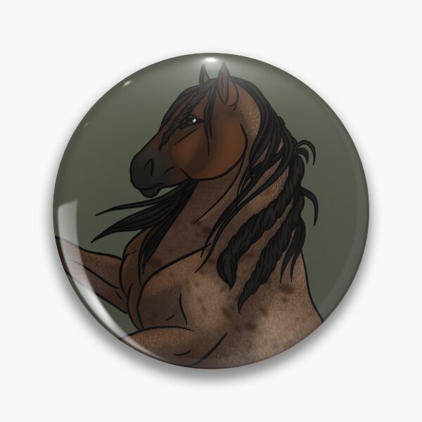 Item preview, Corn Bay Roan Mustang designed and sold by Old Water Cryptid .