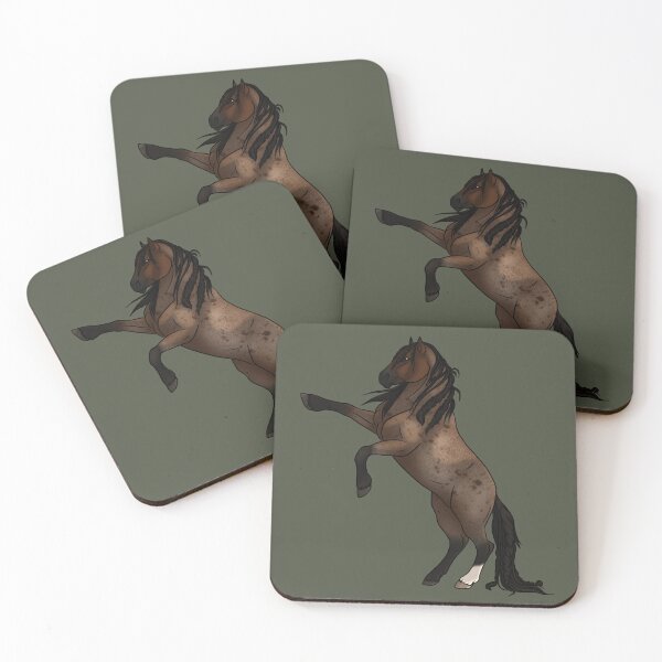 Item preview, Corn Bay Roan Mustang designed and sold by Old Water Cryptid .