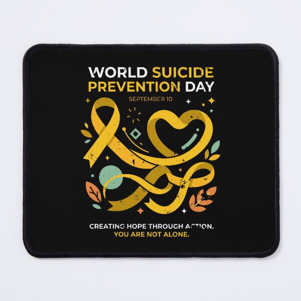 Item preview, World Suicide Prevention Day Ribbon Tee AUG-416 designed and sold by noberic.