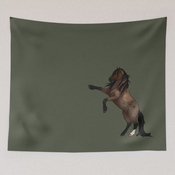 Item preview, Corn Bay Roan Mustang designed and sold by Old Water Cryptid .