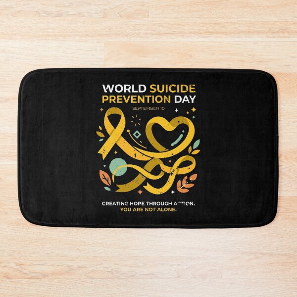 Item preview, World Suicide Prevention Day Ribbon Tee AUG-416 designed and sold by noberic.