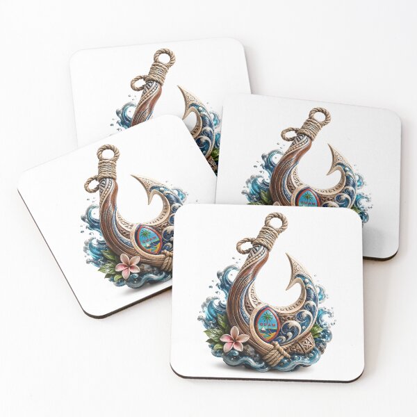 Item preview, Guåhan Tidehook Legacy: Carved Strength of the Island Sea designed and sold by BlissBlvdShop.