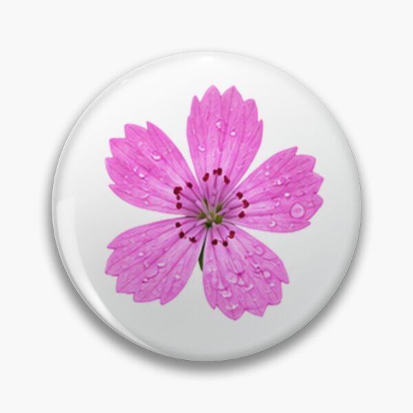 Item preview, Purple Dianthus Wildflower Botanical Set Aesthetic Sticker pack Sheet designed and sold by Rehnair.