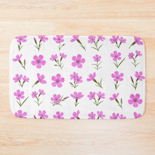 Item preview, Purple Dianthus Wildflower Botanical Set Aesthetic Sticker pack Sheet designed and sold by Rehnair.
