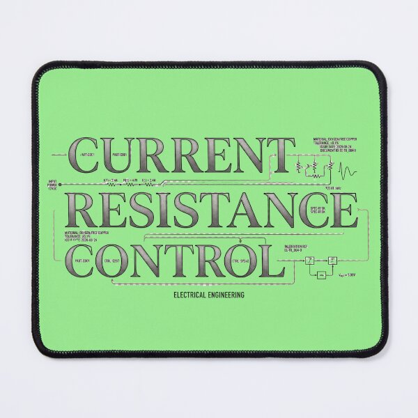 Item preview, Current Resistance Control | Electrical Engineering designed and sold by Amr Darwish Graphic designer.
