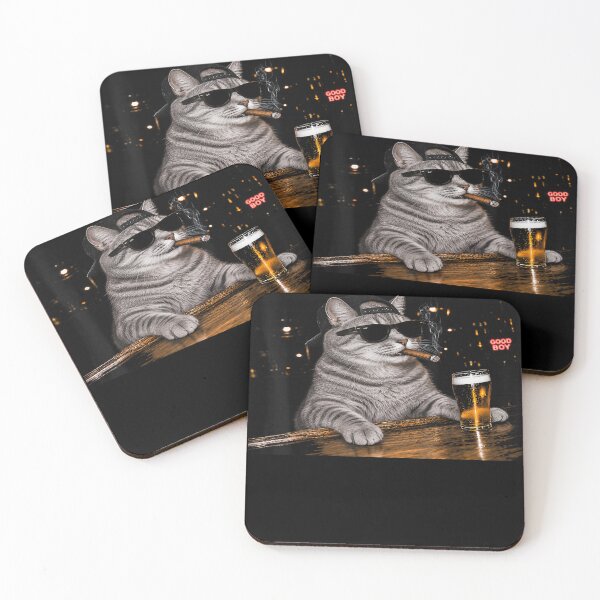 Item preview,  Cat Smoking Meme Beer designed and sold by BASKF.
