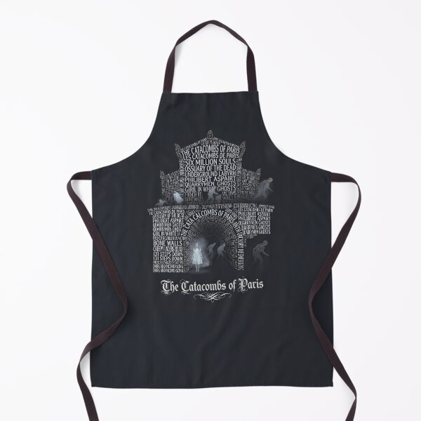 Item preview, The Catacombs of Paris Haunted Ossuary Typography Art designed and sold by naughty-raccoon.