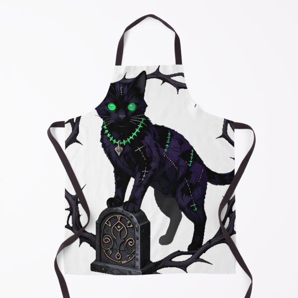 Item preview, Gothic Zombie Black Cat designed and sold by IllumeInk.