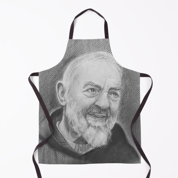 Item preview, Padre Pio Pencil Portrait – Hand-Drawn Catholic Saint Sketch Art Print designed and sold by ConorKeeganArt.