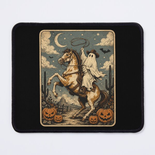 Item preview, Funny Cowboy Ghost Halloween Western Rodeo designed and sold by elongatedjazz.