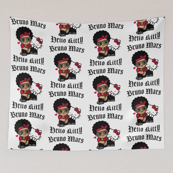 Item preview, Bruno And Hello Kitty Cute Music Fan Design designed and sold by camronrufuh.