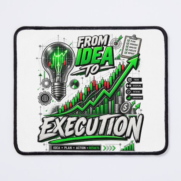 Item preview, From Idea To Execution Entrepreneur Trading designed and sold by NovaMoodCo.