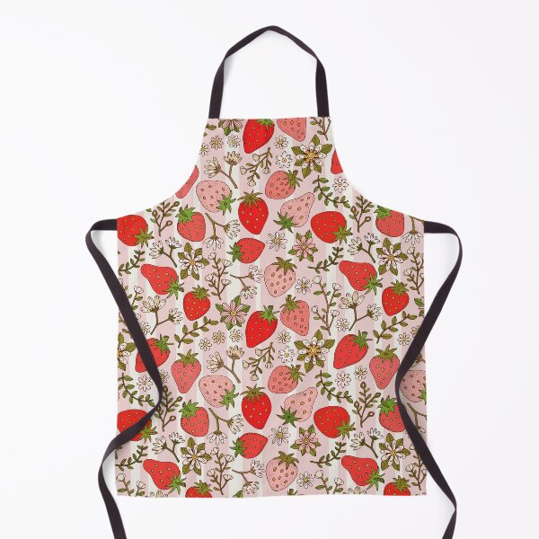 Item preview, Strawberry Garden Pink Stripes designed and sold by Valentina Harper.