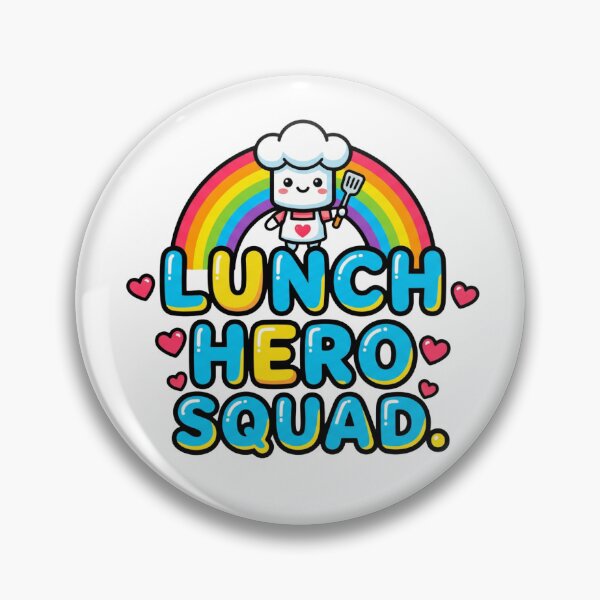 Item preview, lunch hero squad funny cafeteria team design designed and sold by ArtDesignTp.