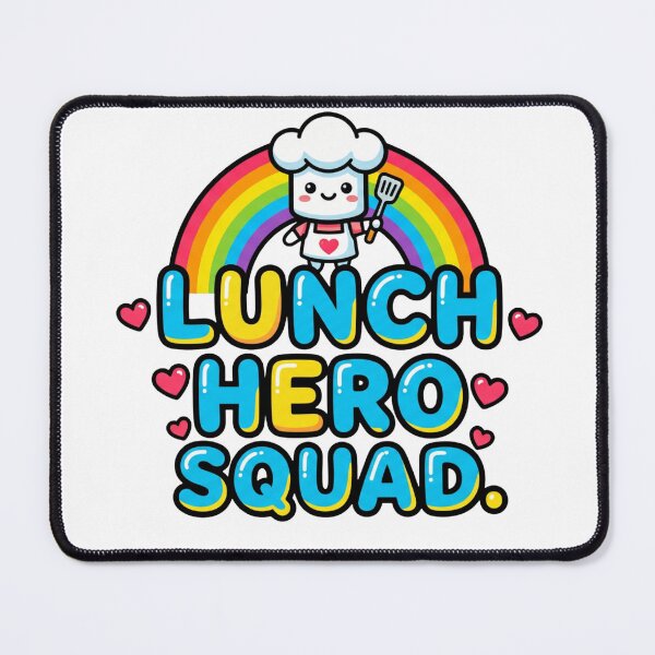 Item preview, lunch hero squad funny cafeteria team design designed and sold by ArtDesignTp.