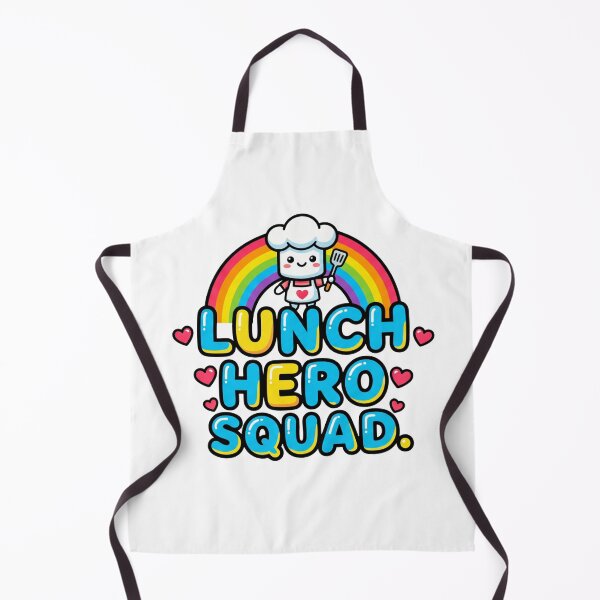 Item preview, lunch hero squad funny cafeteria team design designed and sold by ArtDesignTp.
