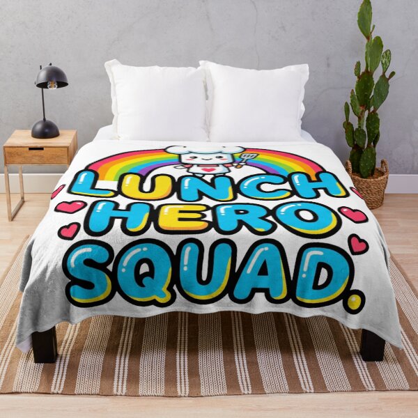 Item preview, lunch hero squad funny cafeteria team design designed and sold by ArtDesignTp.