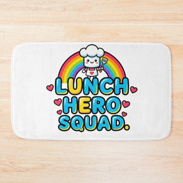 Item preview, lunch hero squad funny cafeteria team design designed and sold by ArtDesignTp.
