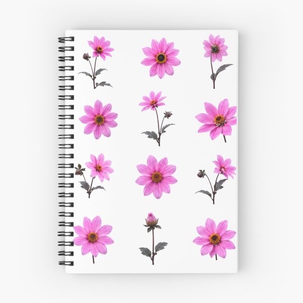 Item preview, Pink Cosmos Flower Botanical Set Soft Floral Elements Aesthetic Sticker pack Sheet designed and sold by Rehnair.