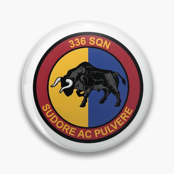 Item preview, Royal Netherlands Air Force 336 Squadron Black Bull Emblem designed and sold by CharlieDesings.