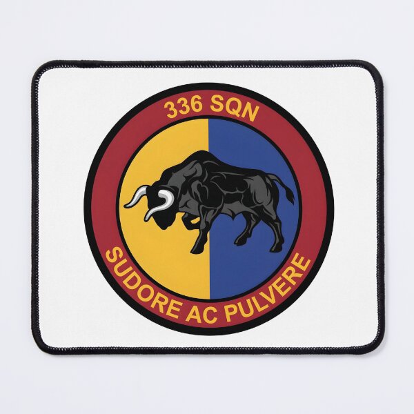 Item preview, Royal Netherlands Air Force 336 Squadron Black Bull Emblem designed and sold by CharlieDesings.