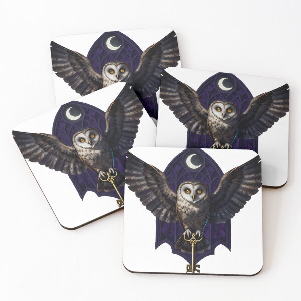 Item preview, Gothic Zombie Barn Owl designed and sold by IllumeInk.