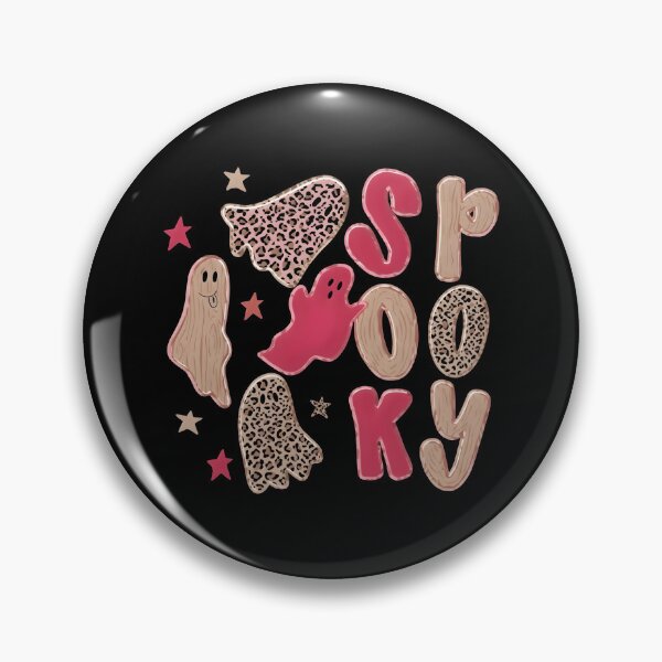 Item preview, Spooky Ghost Shirt, Cute Halloween Graphic Tee, Pink Leopard Print Ghost Shirt, Funny Spooky Season Gift designed and sold by MandrakeCreati.