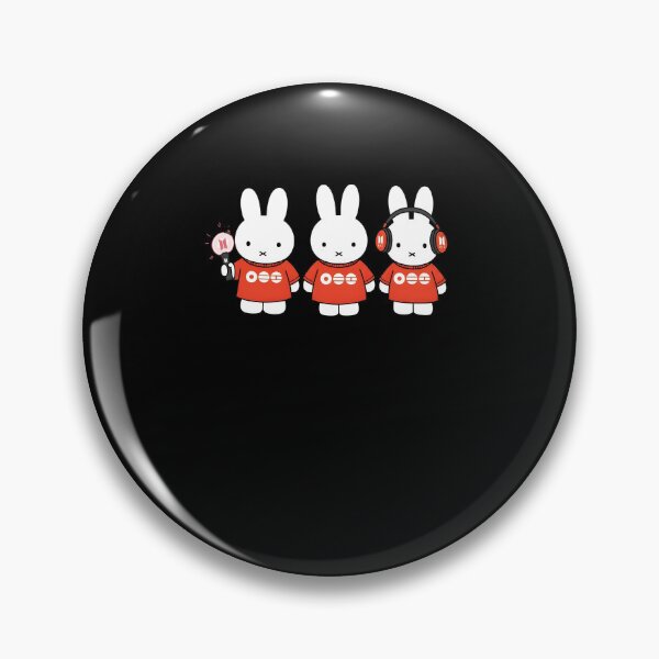 Item preview, Miffy Trio Cute Red Bunny Retro Cartoon BTS Fanart designed and sold by camronrufuh.