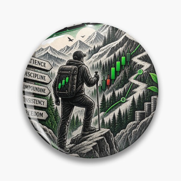 Item preview, Think Long Term Investor Mindset Design designed and sold by NovaMoodCo.