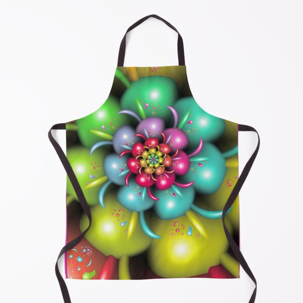 Item preview, Vibrant Floral Fractal Blooming Spiral Design designed and sold by pinkal.