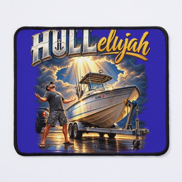 Item preview, HULLelujah – Funny Boat Pun & Boating Humor designed and sold by KissMy6 Industries.