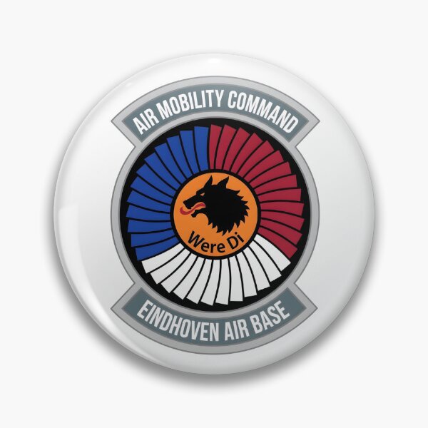 Item preview, Royal Netherlands Air Force Air Mobility Command Eindhoven Emblem designed and sold by CharlieDesings.
