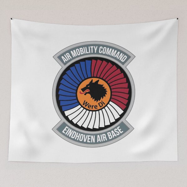 Item preview, Royal Netherlands Air Force Air Mobility Command Eindhoven Emblem designed and sold by CharlieDesings.