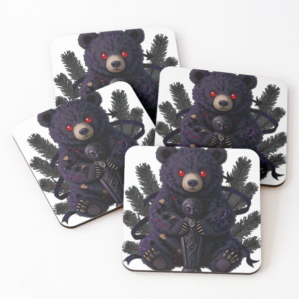 Item preview, Gothic Zombie Bear Cub designed and sold by IllumeInk.