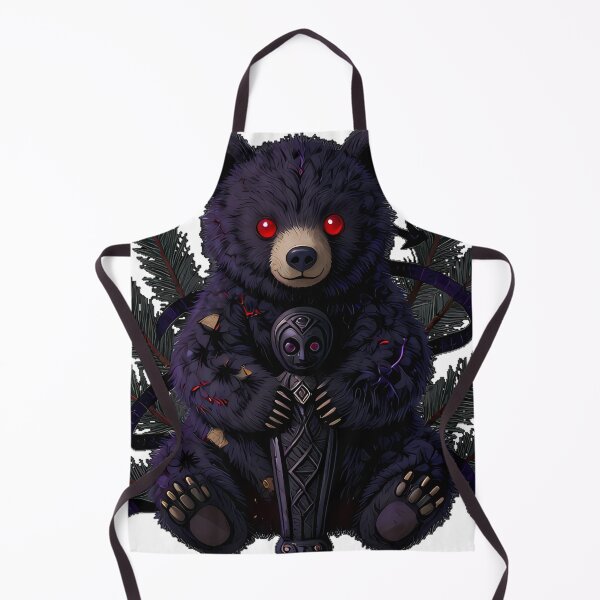 Item preview, Gothic Zombie Bear Cub designed and sold by IllumeInk.