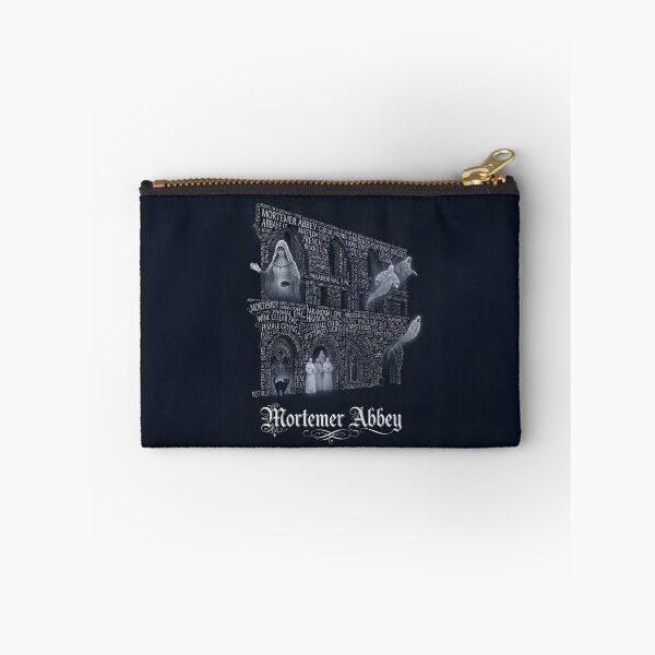 Item preview, Mortemer Abbey Normandy France White Lady Ghost Typography Art designed and sold by naughty-raccoon.